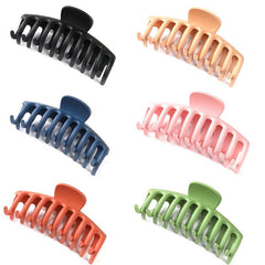 Big Hair Claw Clips For Women Strong Hold 4.33 Inch Nonslip Matte Hair Clips