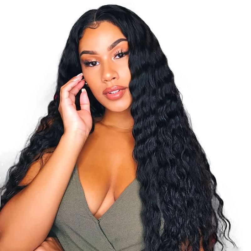 Long Curly Wig Natural Looking Fluffy Wig Synthetic Fiber Wig For Women