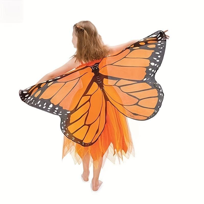 Elf Shape Angel Butterfly Wings Suit Cloak Mask Halloween Costume