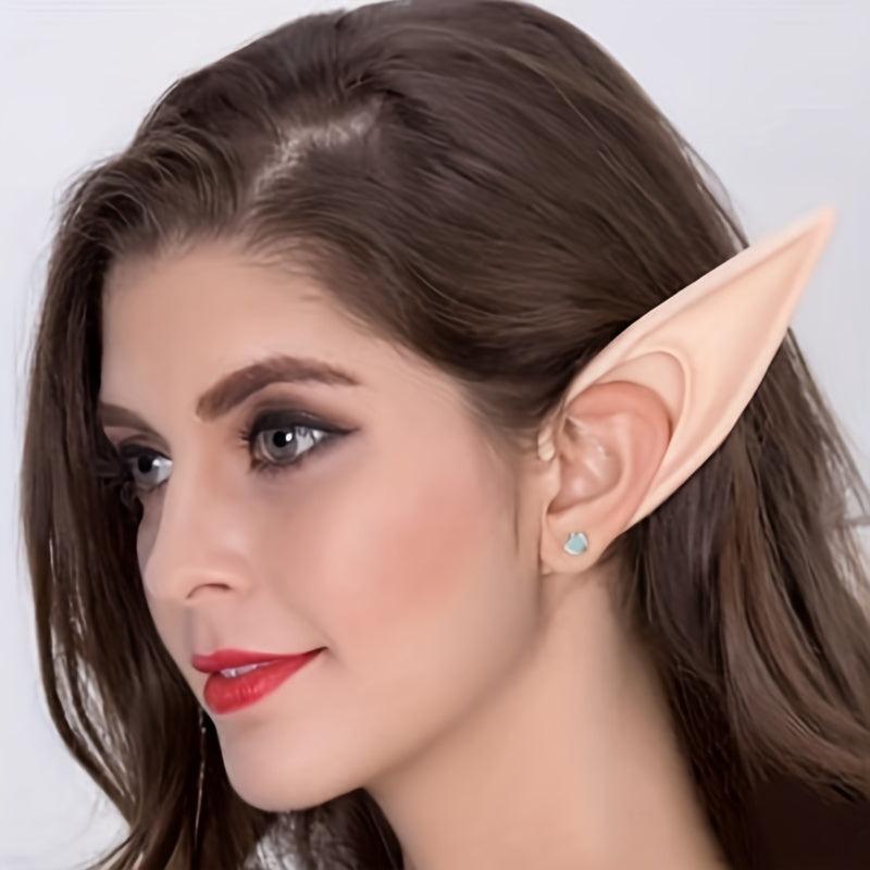 1pair Elf Ears False Ears Props Fairy Angel Dress Up Cosplay Costume Accessories