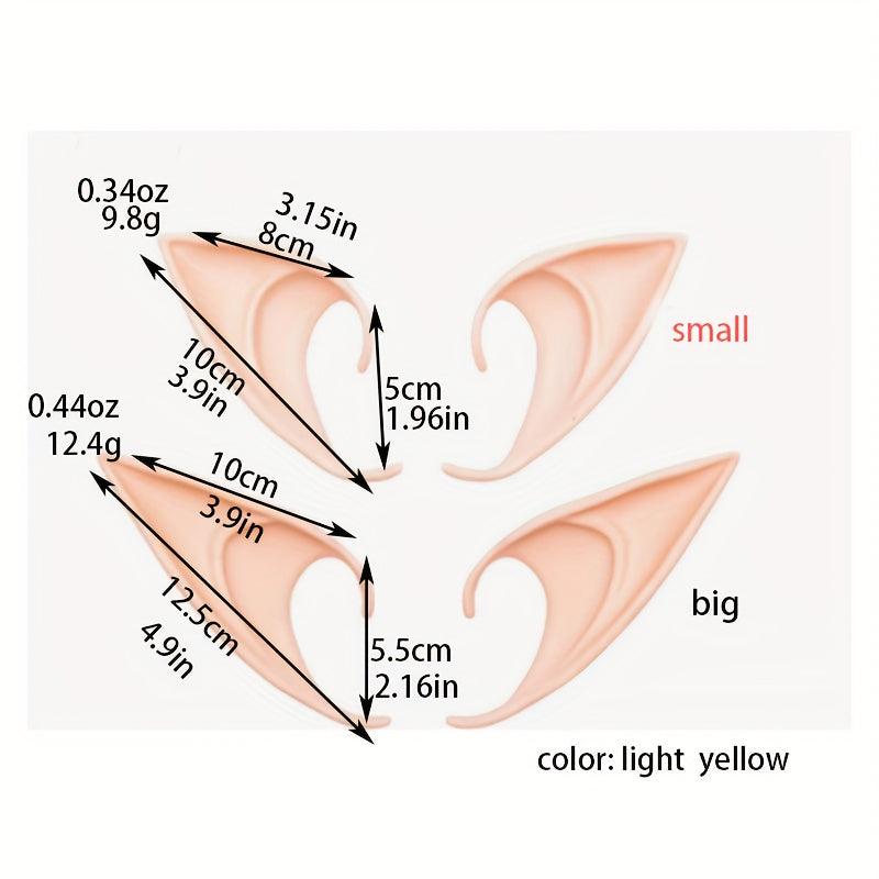 1pair Elf Ears False Ears Props Fairy Angel Dress Up Cosplay Costume Accessories