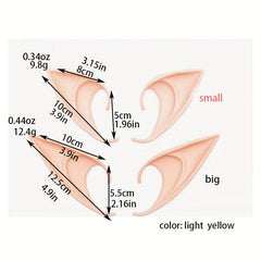 1pair Elf Ears False Ears Props Fairy Angel Dress Up Cosplay Costume Accessories