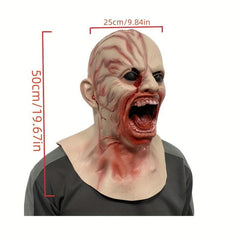 Scary Ghost Head Cover Demon Mask Halloween Horror