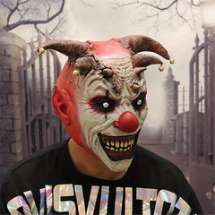 Horror Halloween Clown Mask Scary Cosplay Full Face Latex Mask Joker Masks