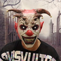 Horror Halloween Clown Mask Scary Cosplay Full Face Latex Mask Joker Masks