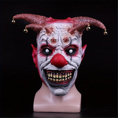 Horror Halloween Clown Mask Scary Cosplay Full Face Latex Mask Joker Masks