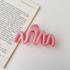 Sweet Wave Hair Clip Acrylic Large Hairpin Accessories