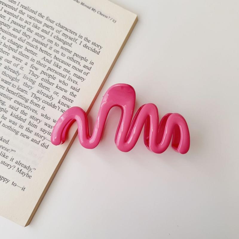 Sweet Wave Hair Clip Acrylic Large Hairpin Accessories