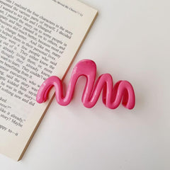 Sweet Wave Hair Clip Acrylic Large Hairpin Accessories