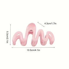 Sweet Wave Hair Clip Acrylic Large Hairpin Accessories