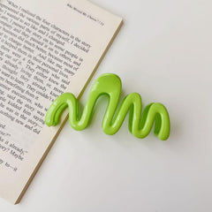 Sweet Wave Hair Clip Acrylic Large Hairpin Accessories