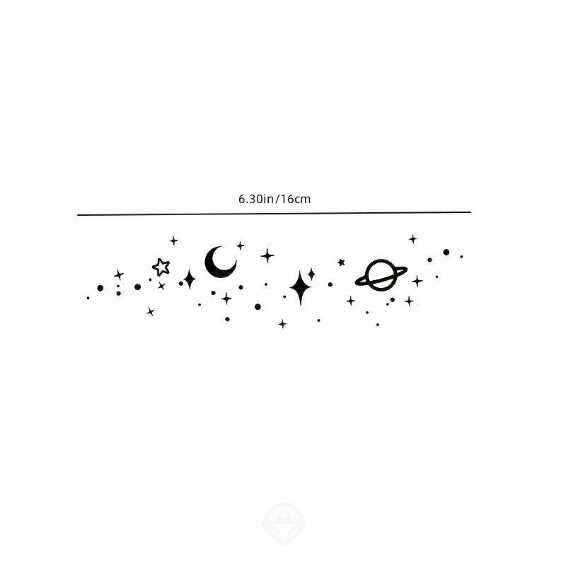 Galactic Century Waterproof Tattoo Sticker
