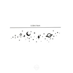 Galactic Century Waterproof Tattoo Sticker