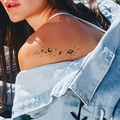 Galactic Century Waterproof Tattoo Sticker