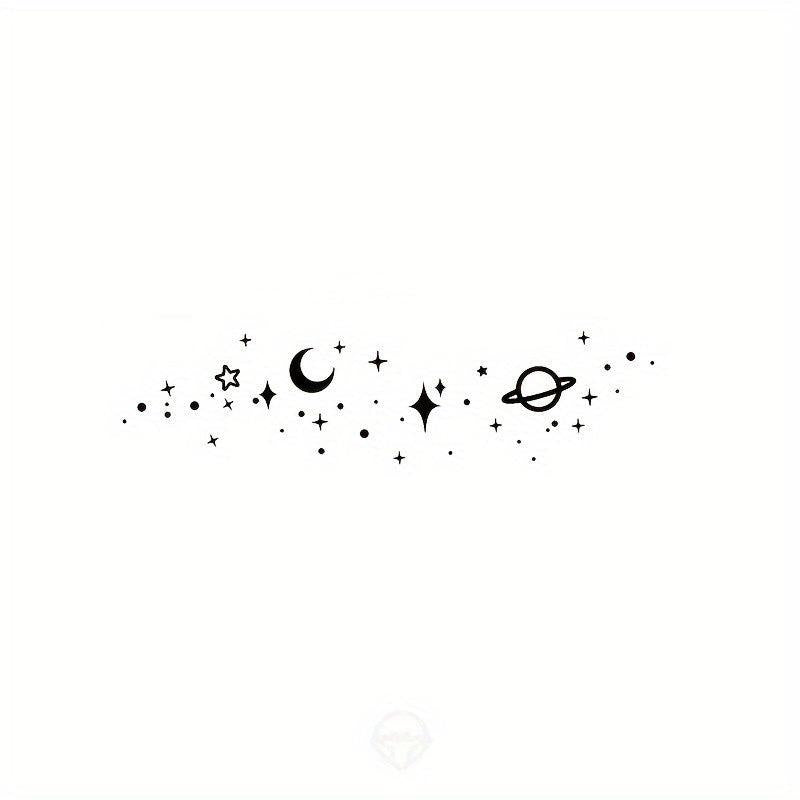Galactic Century Waterproof Tattoo Sticker