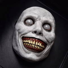 Men's Halloween Latex Horror Mask - Smiling Face Eye Demon