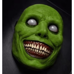 Men's Halloween Latex Horror Mask - Smiling Face Eye Demon