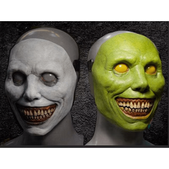 Men's Halloween Latex Horror Mask - Smiling Face Eye Demon