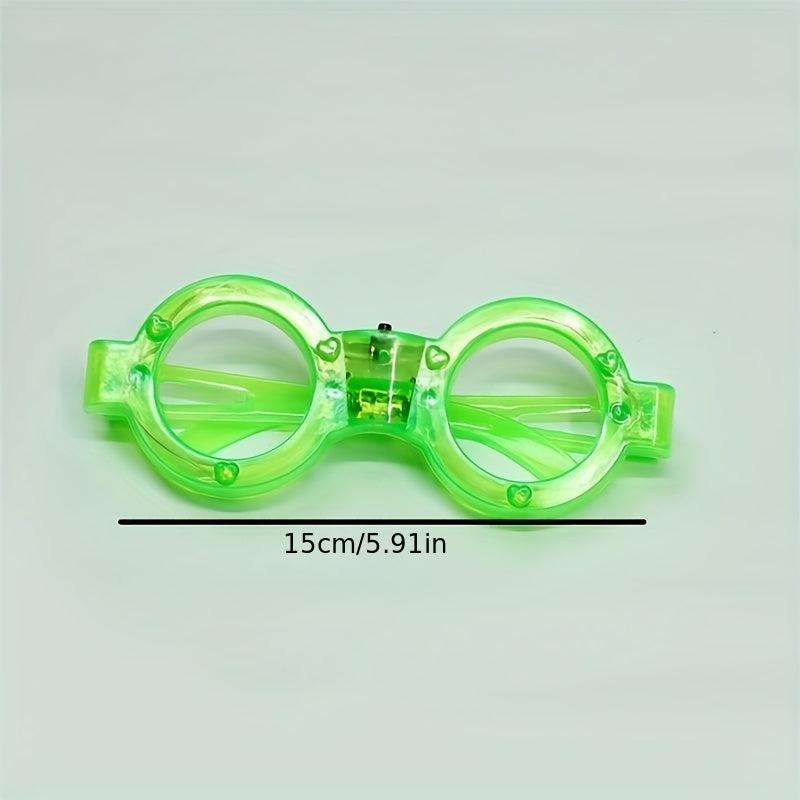 5pcs LED Glasses Frames Halloween Cosplay Costume Props Party Decor