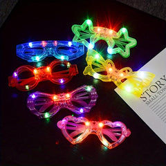5pcs LED Glasses Frames Halloween Cosplay Costume Props Party Decor