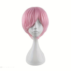 1pc Pink Anime Dress Up Wig Cosplay Chemical Fiber Wig