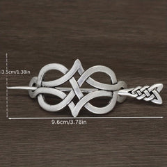 Vintage Viking Barrette Irish Knot Hair Accessory