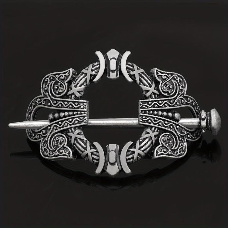 Vintage Viking Barrette Irish Knot Hair Accessory