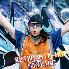 Hip Hop Costume Kit 80s 90s Rapper Gangster Accessories Set