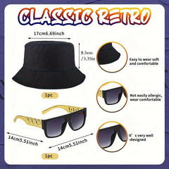 Hip Hop Costume Kit 80s 90s Rapper Gangster Accessories Set