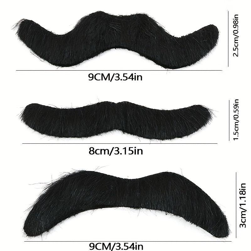 1pc Short Plush Mustache Stickers