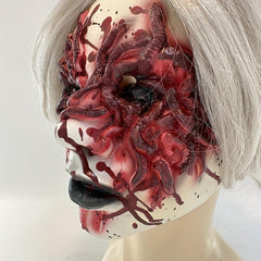 Halloween Horror Curse Witch Mask Latex Terrifying Props for Costume Party