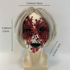 Halloween Horror Curse Witch Mask Latex Terrifying Props for Costume Party