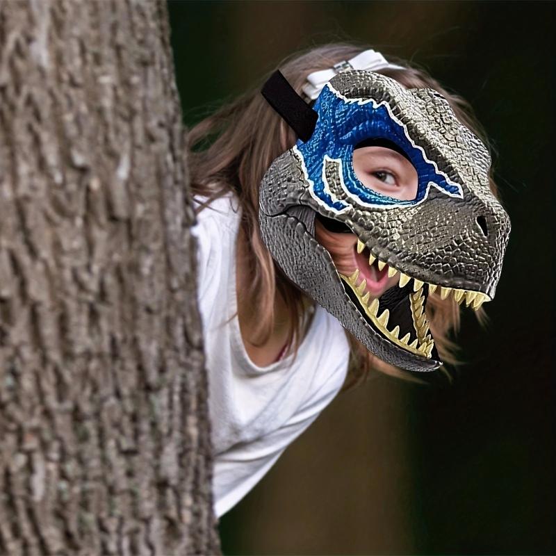 Men's Space Dinosaur Latex Mask Halloween Dress Up