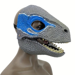 Men's Space Dinosaur Latex Mask Halloween Dress Up
