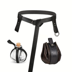 Men's Renaissance Belt Halloween Medieval Viking Belt