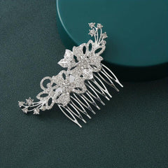 Rhinestone Hairpin Flower Dress Up Hair Clip Women Girls Daily Party Decor