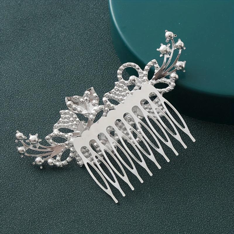 Rhinestone Hairpin Flower Dress Up Hair Clip Women Girls Daily Party Decor