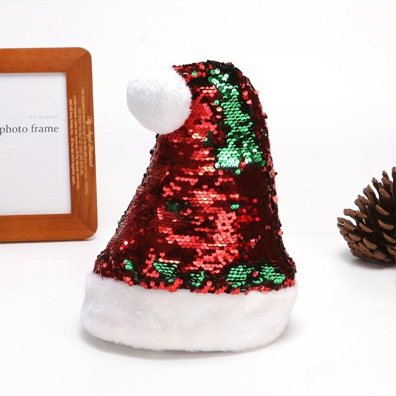 Sequins Christmas Hat Party Dress Up Halloween Cosplay Decor