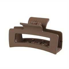 Large Square Hollow Hair Claw Ponytail Clip for Women Girls