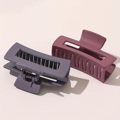 Large Square Hollow Hair Claw Ponytail Clip for Women Girls