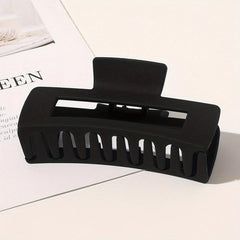 Large Square Hollow Hair Claw Ponytail Clip for Women Girls