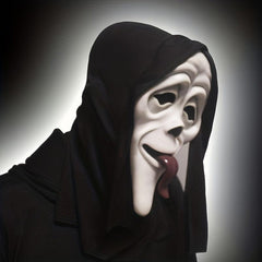 Men's Funny Halloween Cosplay Ghost Mask Scary Face Horror Head Mask