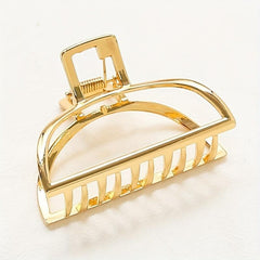 1pc Small Hollow Semicircle Hair Claw Clip for Women Girls