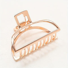 1pc Small Hollow Semicircle Hair Claw Clip for Women Girls