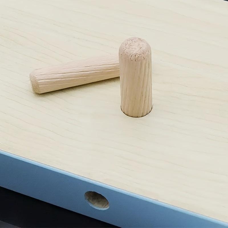 200pcs Wooden Dowels Fluted Dowel Pins 3.0cm