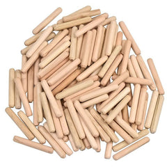 200pcs Wooden Dowels Fluted Dowel Pins 3.0cm