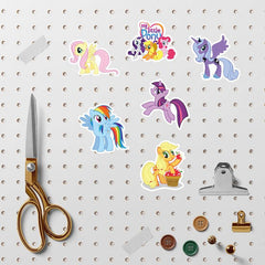 68pcs Cute Pony Stickers for Kids DIY Stationery Computer Student Stationery