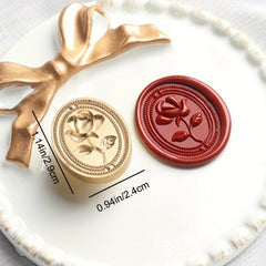 Embossed Fire Paint Seal Rose Snowflake Mushroom Garden Seal
