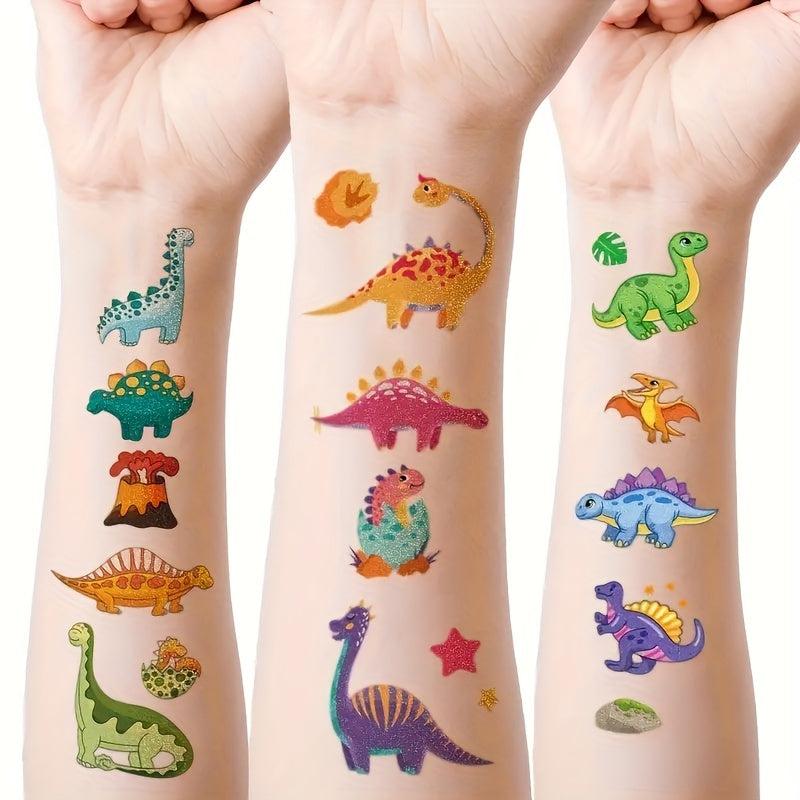 5pcs Kids Cartoon Character Arm Tattoos, No Repetition