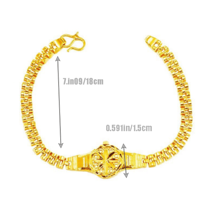 Sarge Bracelet Golden Watch Bracelet Sweet Plated